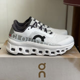 Tênis On Running Cloudmonster Branco/Preto