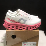 Tênis On Running Cloudmonster 3 Branco/rosa