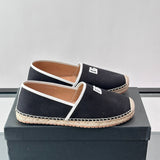 Espadrilhe DG com logo gravado Preto