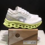 Tênis On Running Cloudmonster 3 branco/amarelo