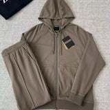 Conjunto Moletom Zegna Bege