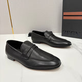 Mocassim Zegna Penny Loafer couro preto