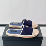 Espadrilhe DG com logo gravado azul