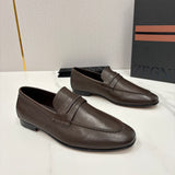 Mocassim Zegna Penny Loafer couro marrom