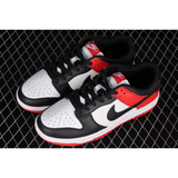 SB DUNK LOW WHITE/BLACK/RED