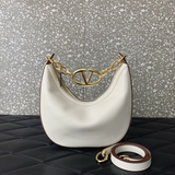 Bolsa Valentino Garavani Tiracolo VLogo Moon pequena 20x23x8cm (Off White e outras cores)