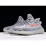YEEZY BOOST 350 V2 GREY/BOLD ORANGE/DARK