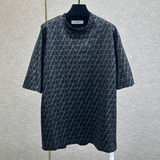 Camisa Valentino de algodão com Estampa Iconographe Toile Preto