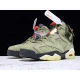 H12 TRAVIS SCOTT X AIR JORDAN 6 MEDIUM OLIVE