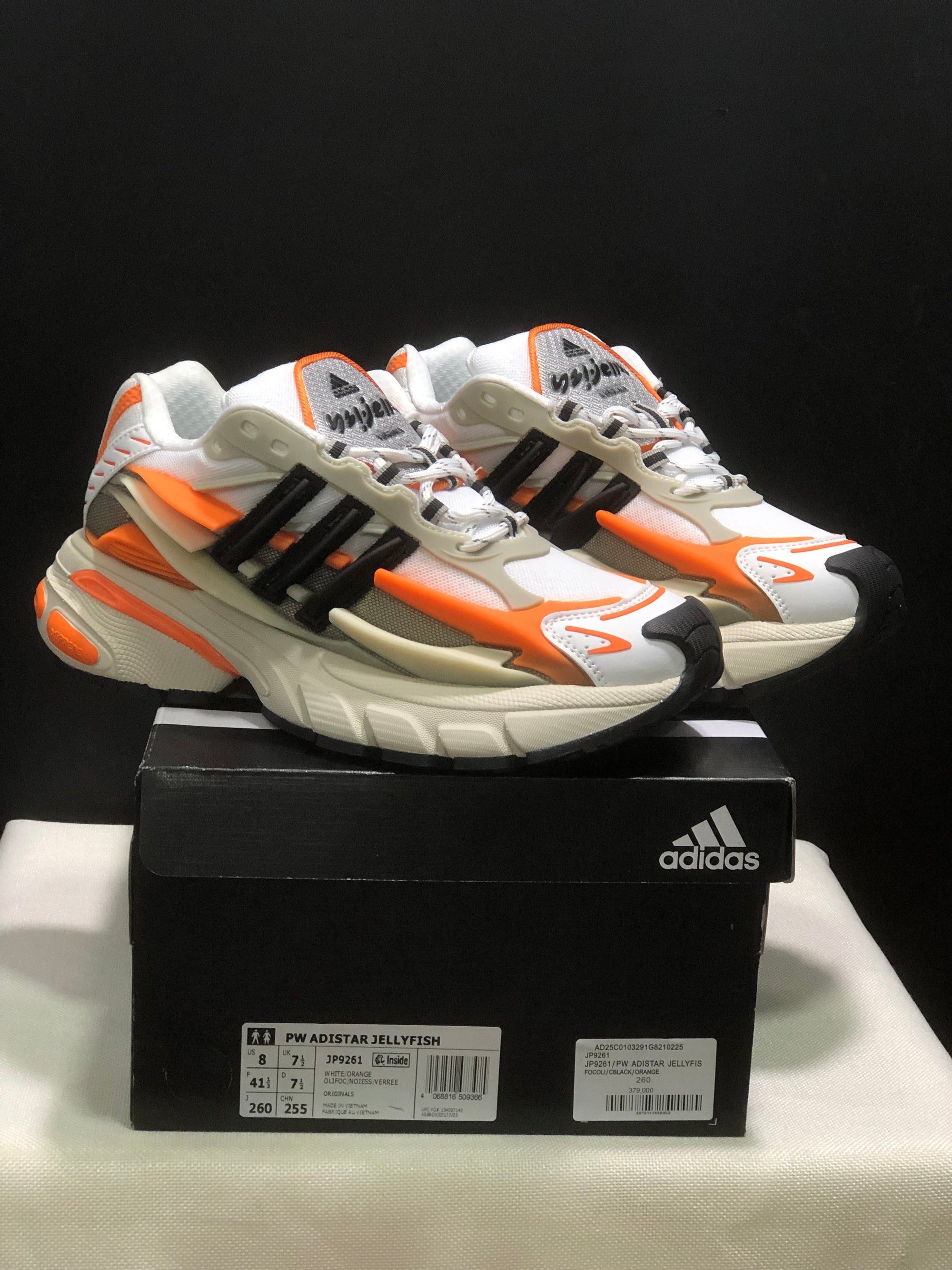 Adidas Adistar Jellyfish x Pharrell Williams Branco/Laranja