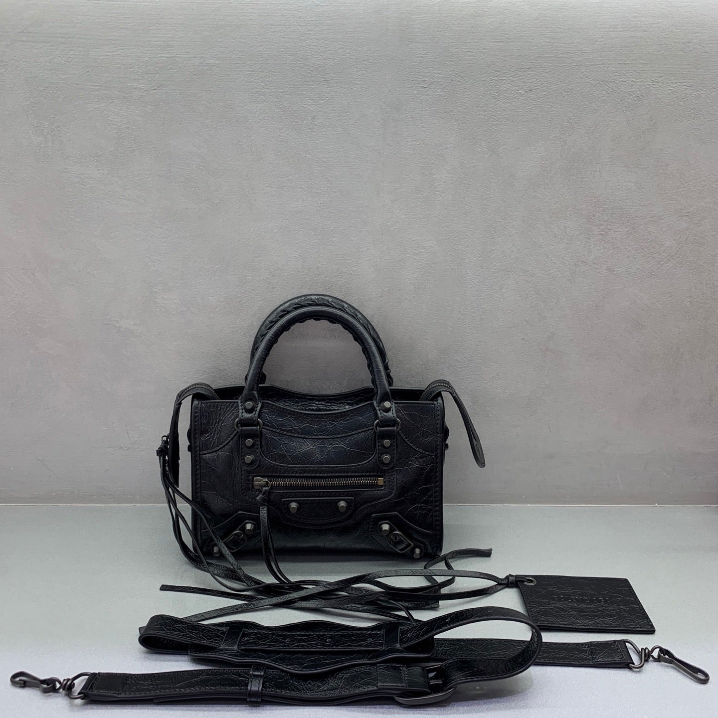 Bolsa Balenciaga Le City Mini 23x10x16cm preta