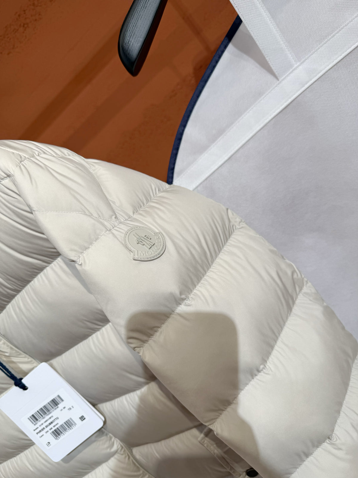 Puffer Moncler jaqueta branco