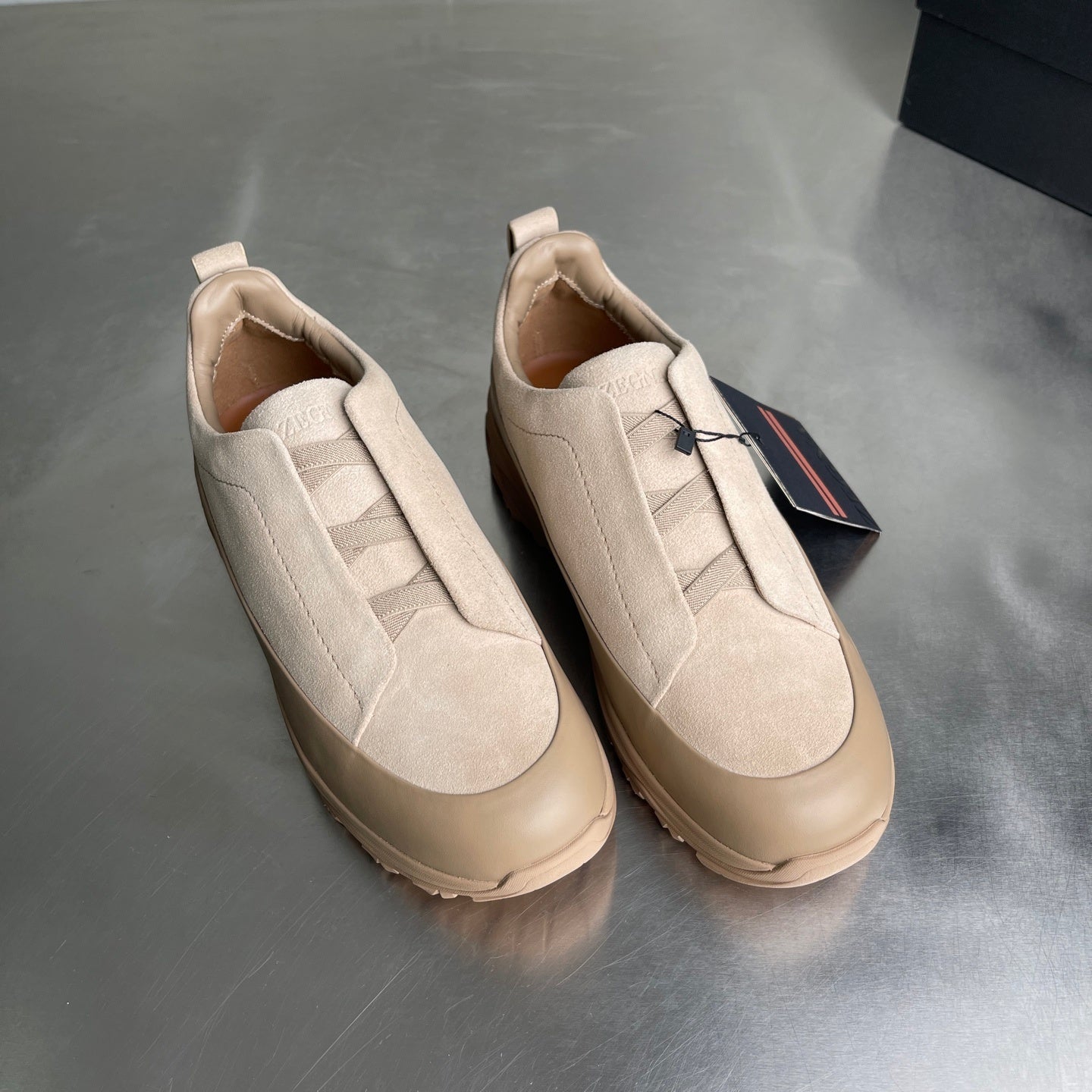 Zegna Triple Stitch Monte bege