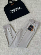 Conjunto Moletom Zegna Branco