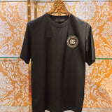 Camiseta Dolce & Gabbana D&G com aplicação de logotipo Preta