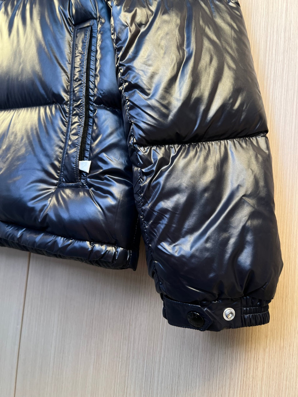 Puffer Moncler jaqueta preta