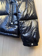 Puffer Moncler jaqueta preta