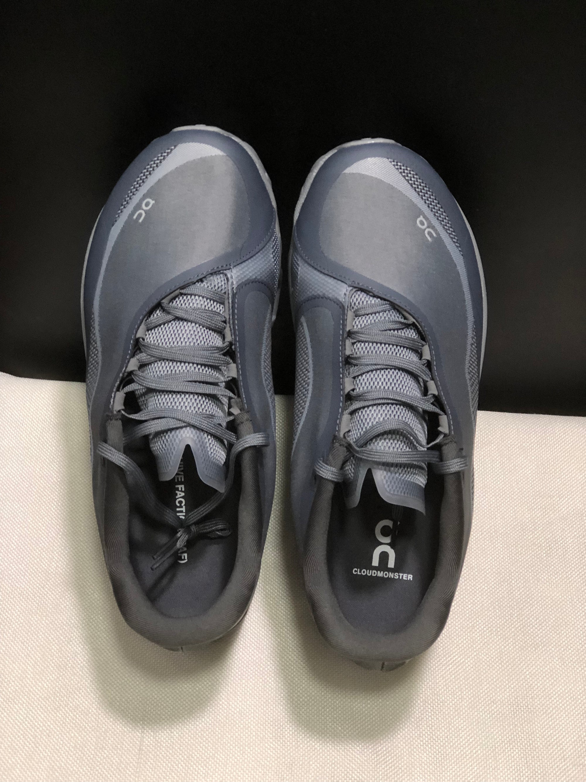 Tênis On Cloudmonster Hyper x PAF Cinza