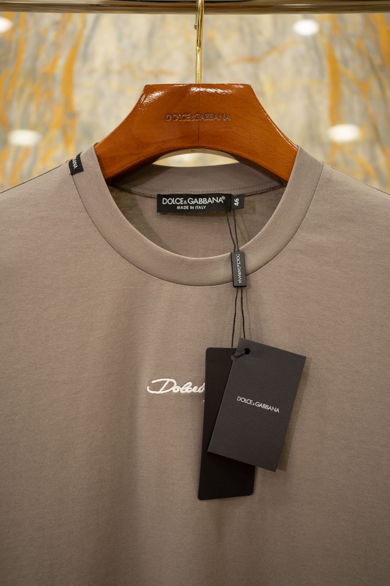Camiseta Dolce & Gabbana D&G bege