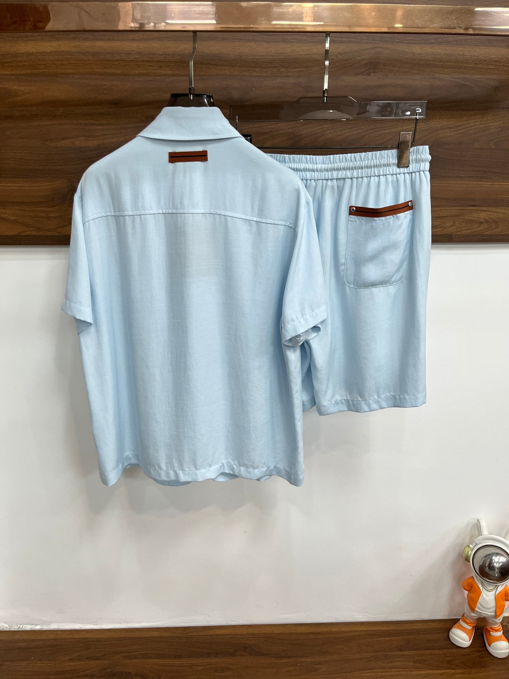 Conjunto Zegna Azul