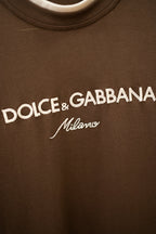 Camiseta Dolce & Gabbana D&G marrom