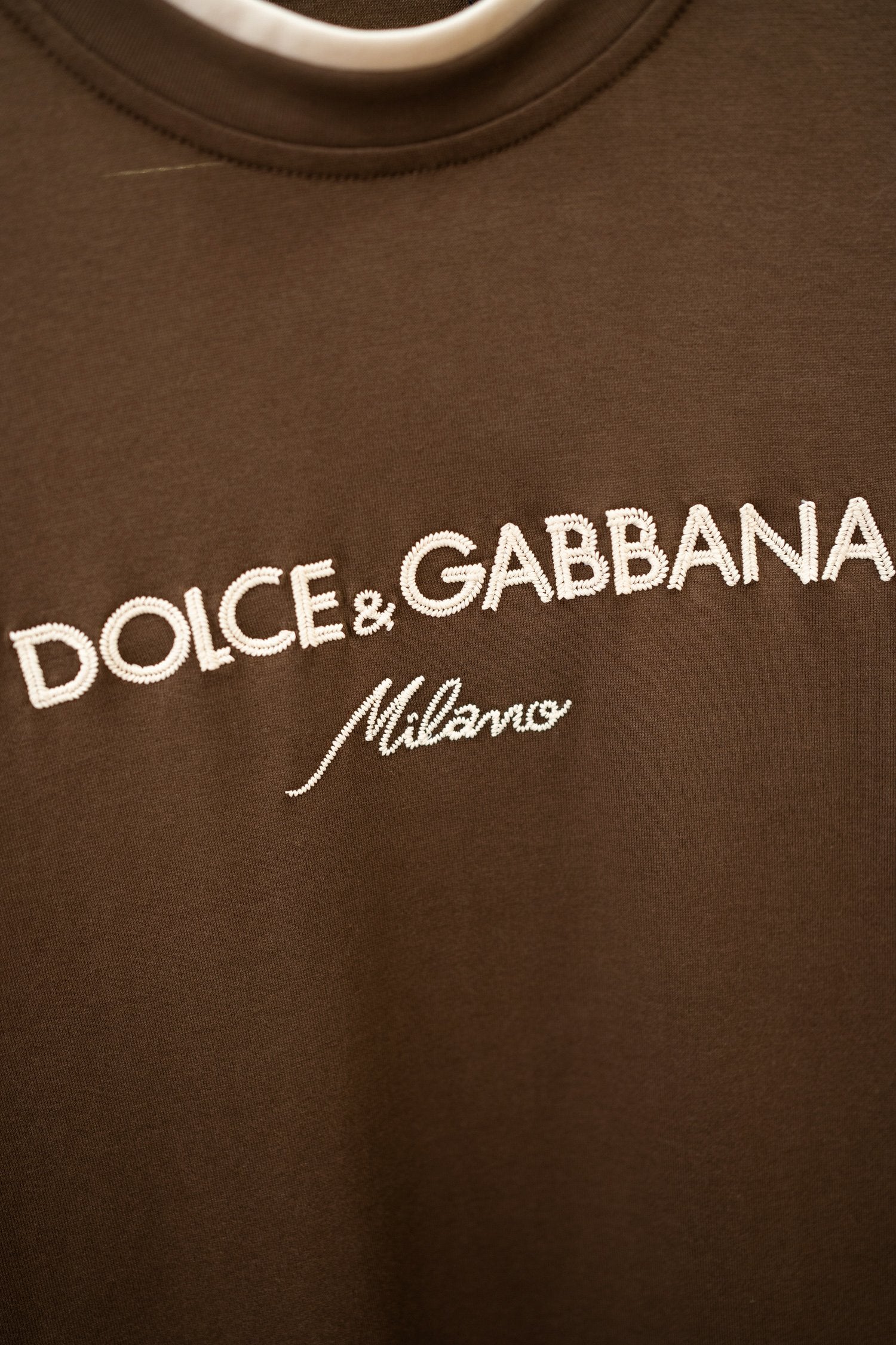 Camiseta Dolce & Gabbana D&G marrom