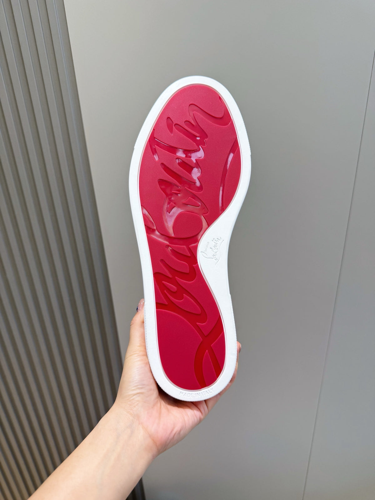 C. Louboutin Tênis Tutti Rui branco