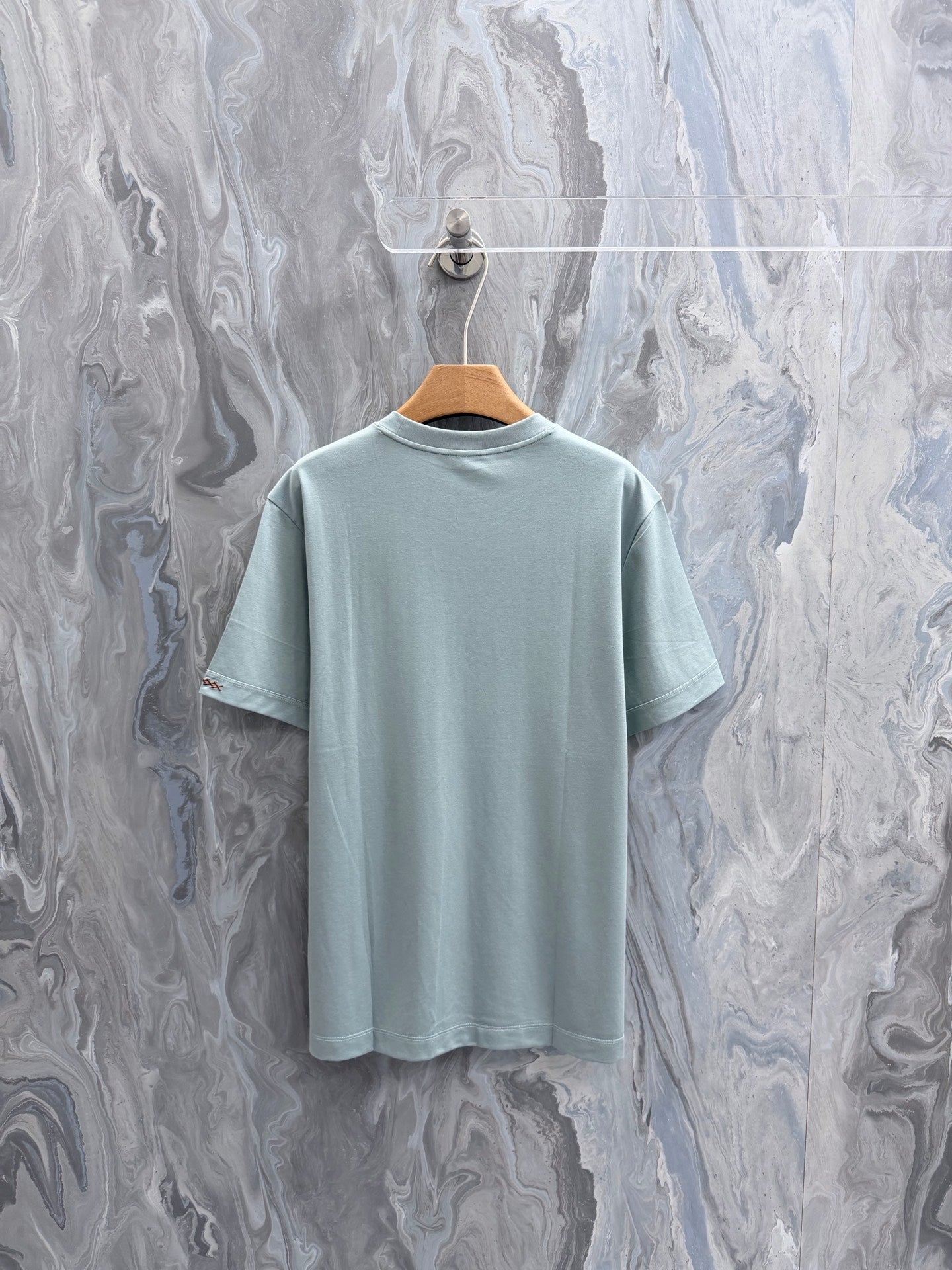Camisa Algodão Zegna Cinza