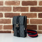 Bag Gucci Carteiro GG Mini Preto 11x18x4CM