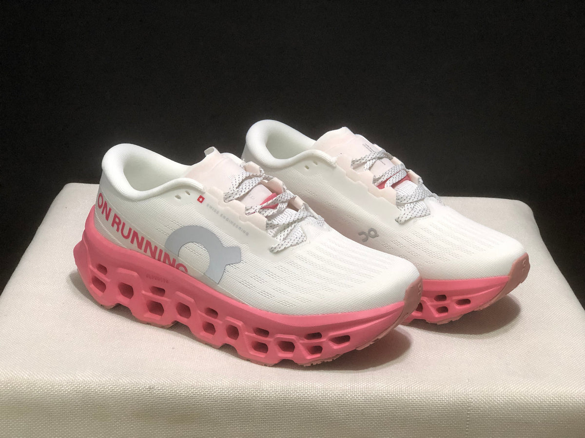 Tênis On Running Cloudmonster 3 Branco/rosa