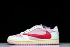 Nike Air Jordan 1 Retro Low OG SP Travis Scott Sail Tropical Pink