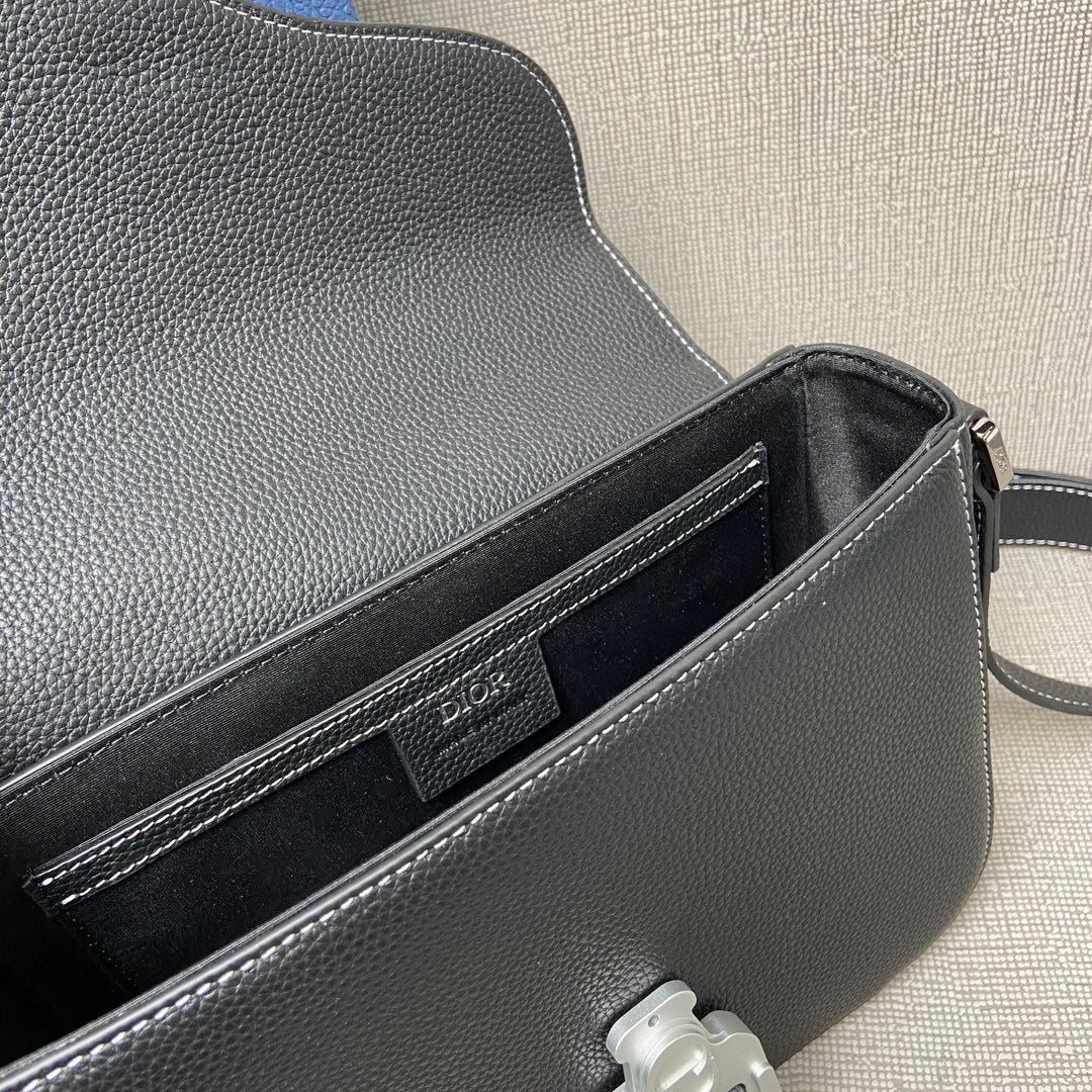 Bag Dior Saddle Messenger Pequena Preto 23x18x6CM