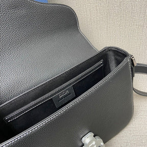 Bag Dior Saddle Messenger Pequena Preto 23x18x6CM