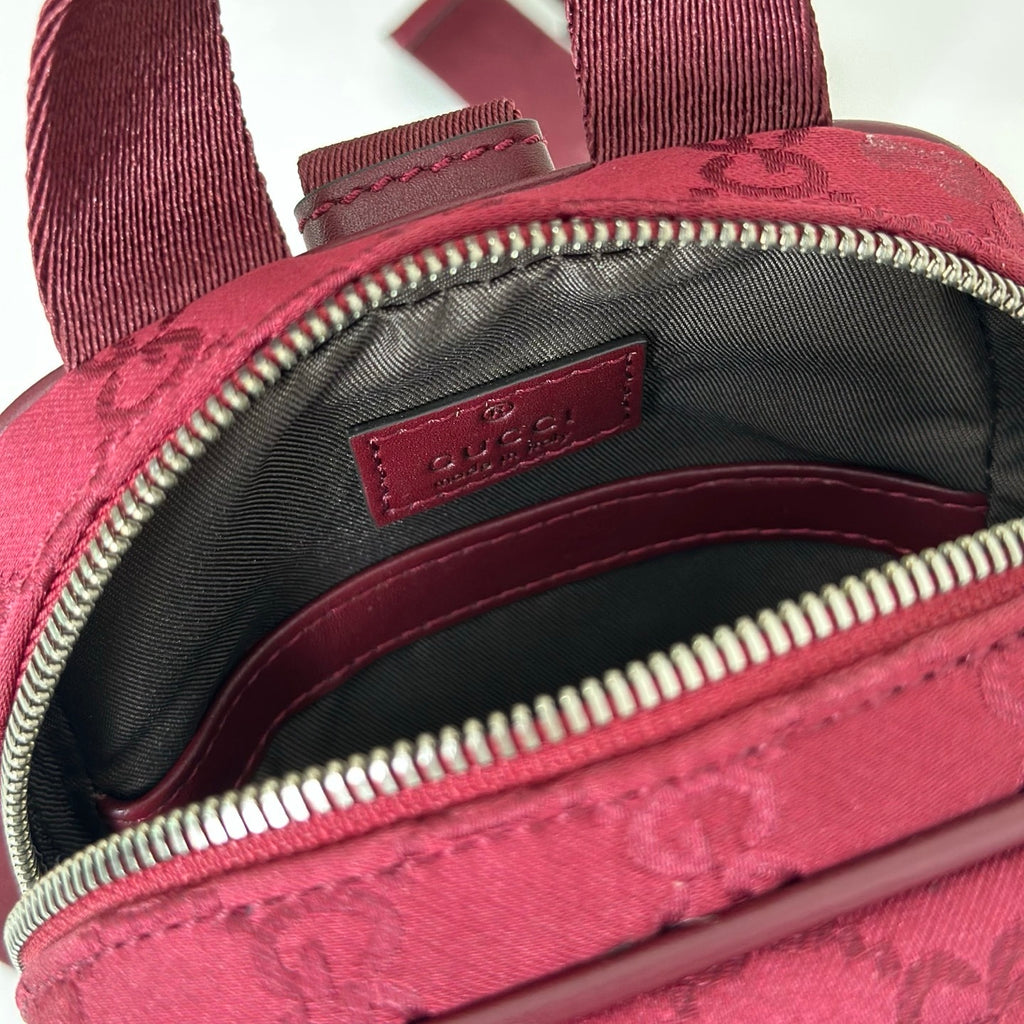 Bag Gucci Nexus Mini GG Vermelho 12.5x17.5x4cm