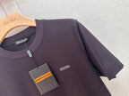 Camisa Algodão Zegna Roxa