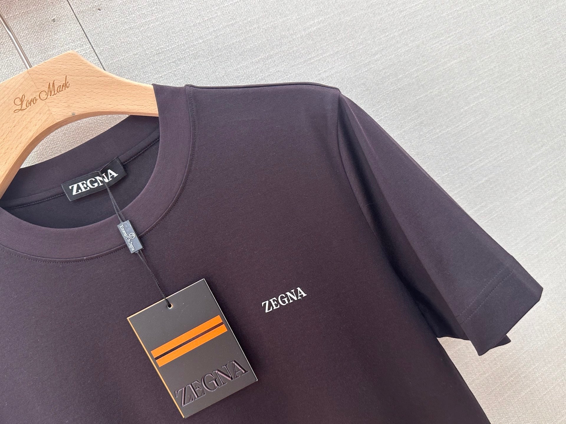 Camisa Algodão Zegna Roxa