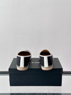 Espadrilhe DG com logo gravado Preto