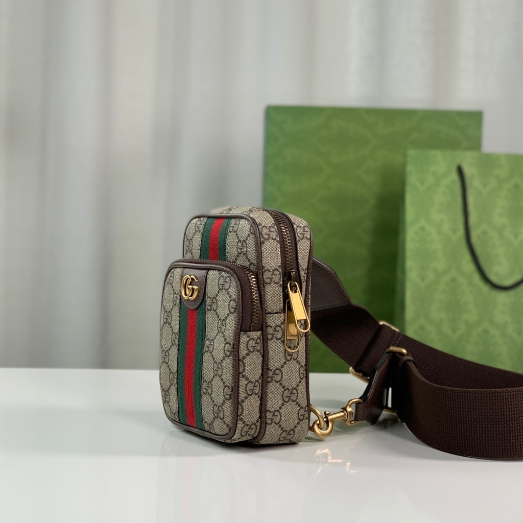 Bag Gucci Ophidia GG Supreme Mini Messenger 12X18X6.9cm