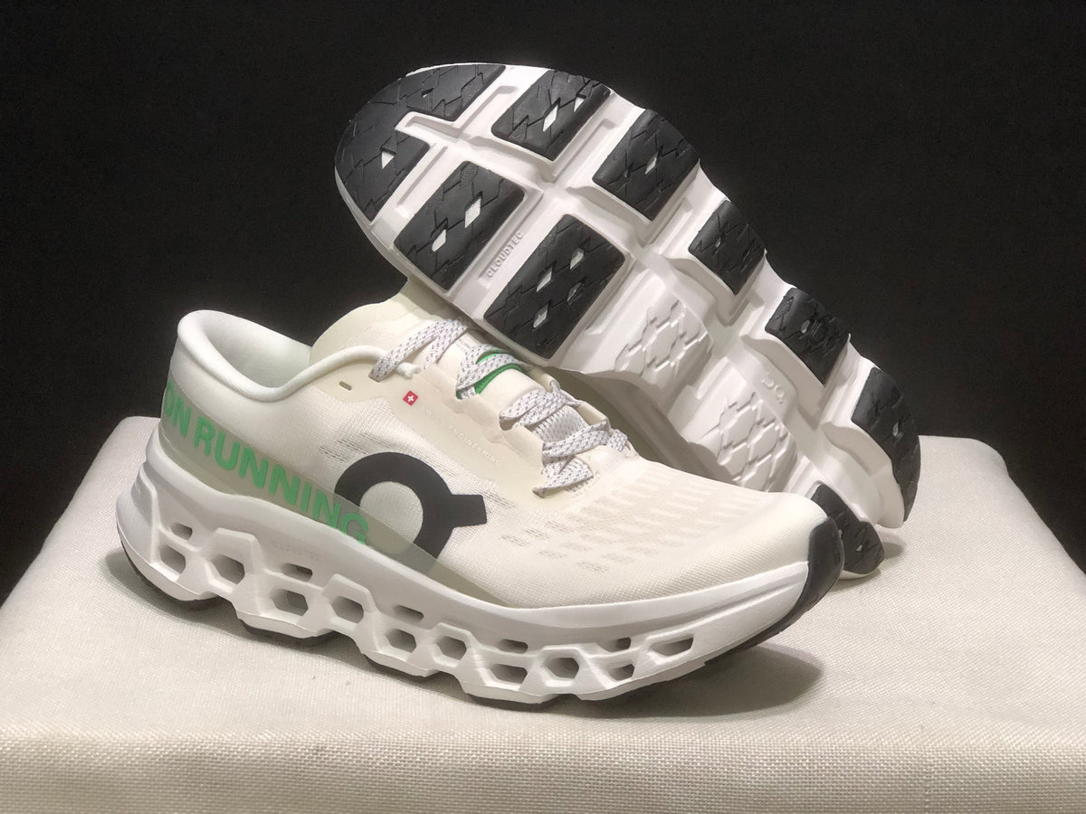 Tênis On Running Cloudmonster 3 branco/verde