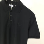 Camisa Polo Burberry de algodão Cavalo preta