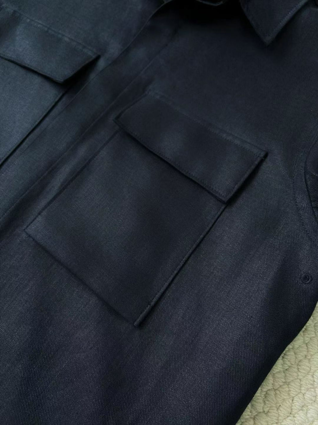 Camisa Social Zegna Preta