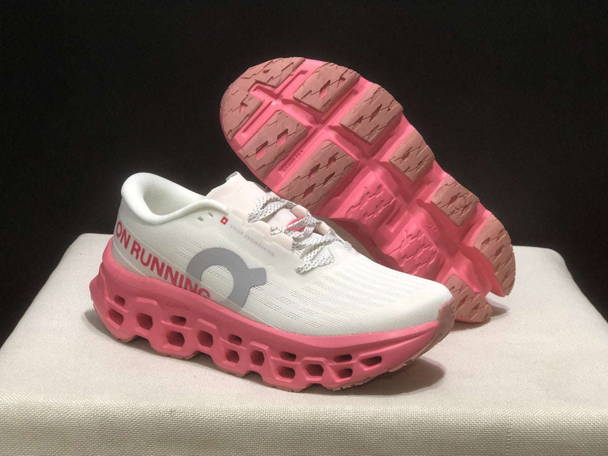 Tênis On Running Cloudmonster 3 Branco/rosa