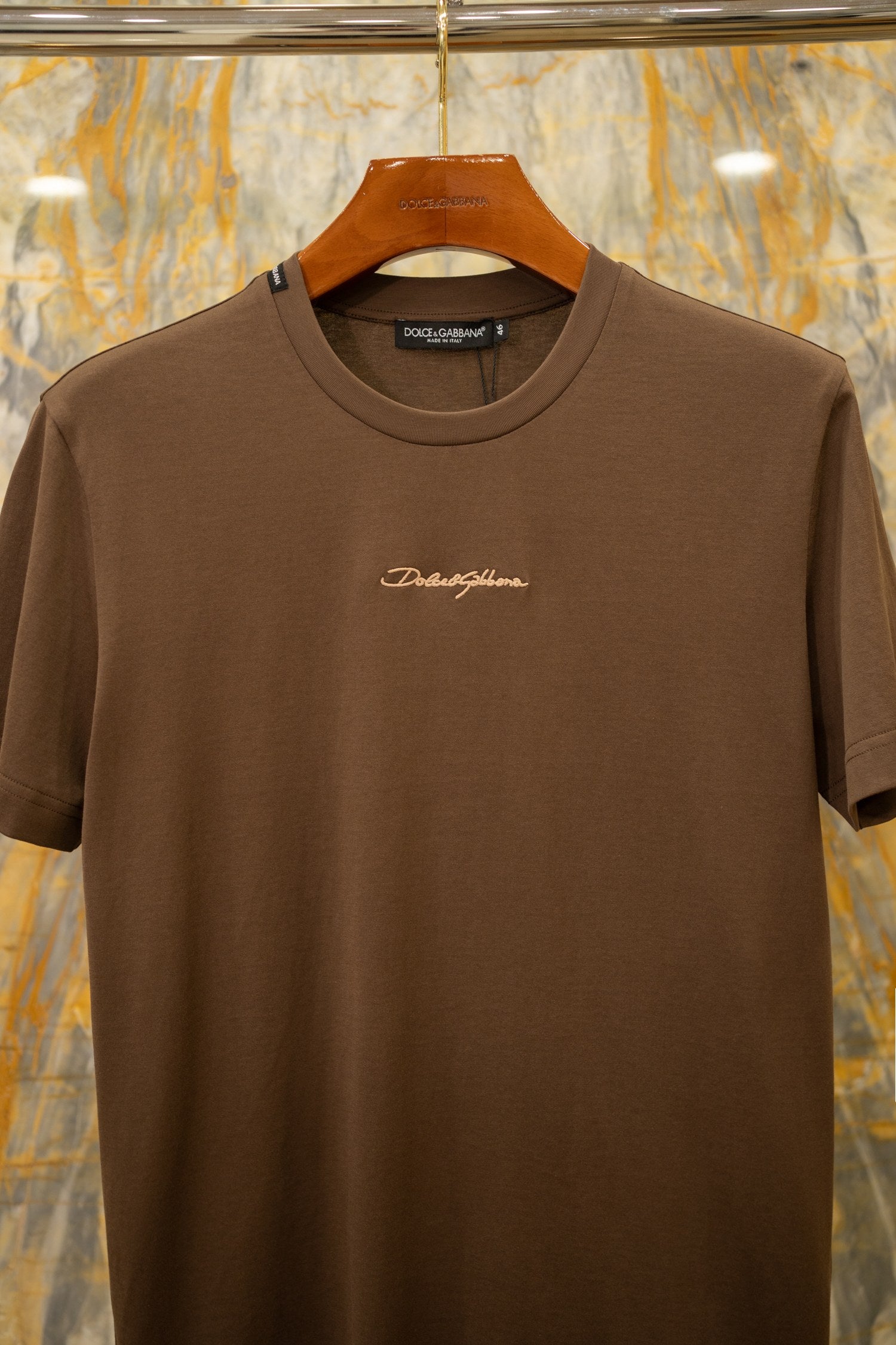 Camiseta Dolce & Gabbana D&G marrom