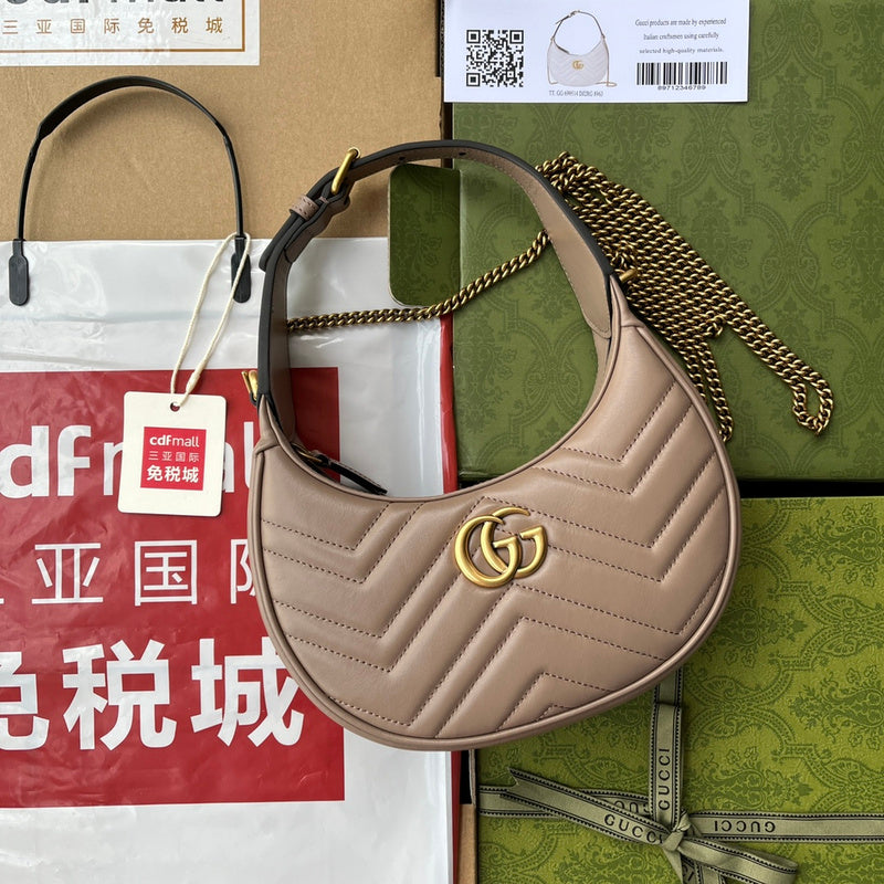 Bolsa Gucci de mão GG Marmont Mini 21.5x11x5CM (4 cores)