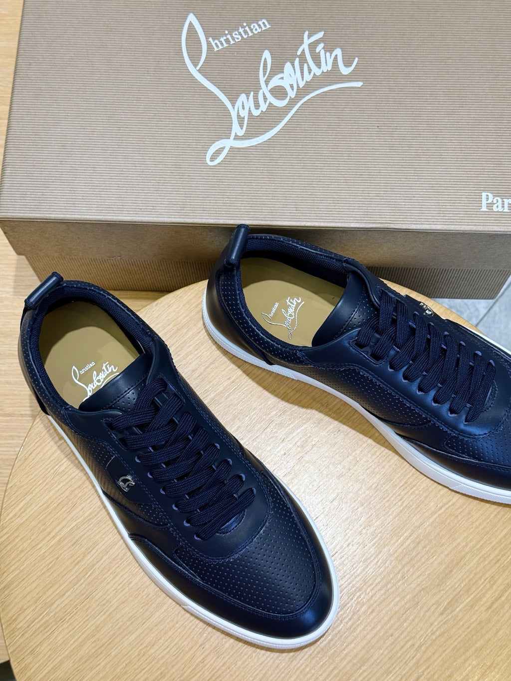 C. Louboutin Tênis Tutti Rui azul