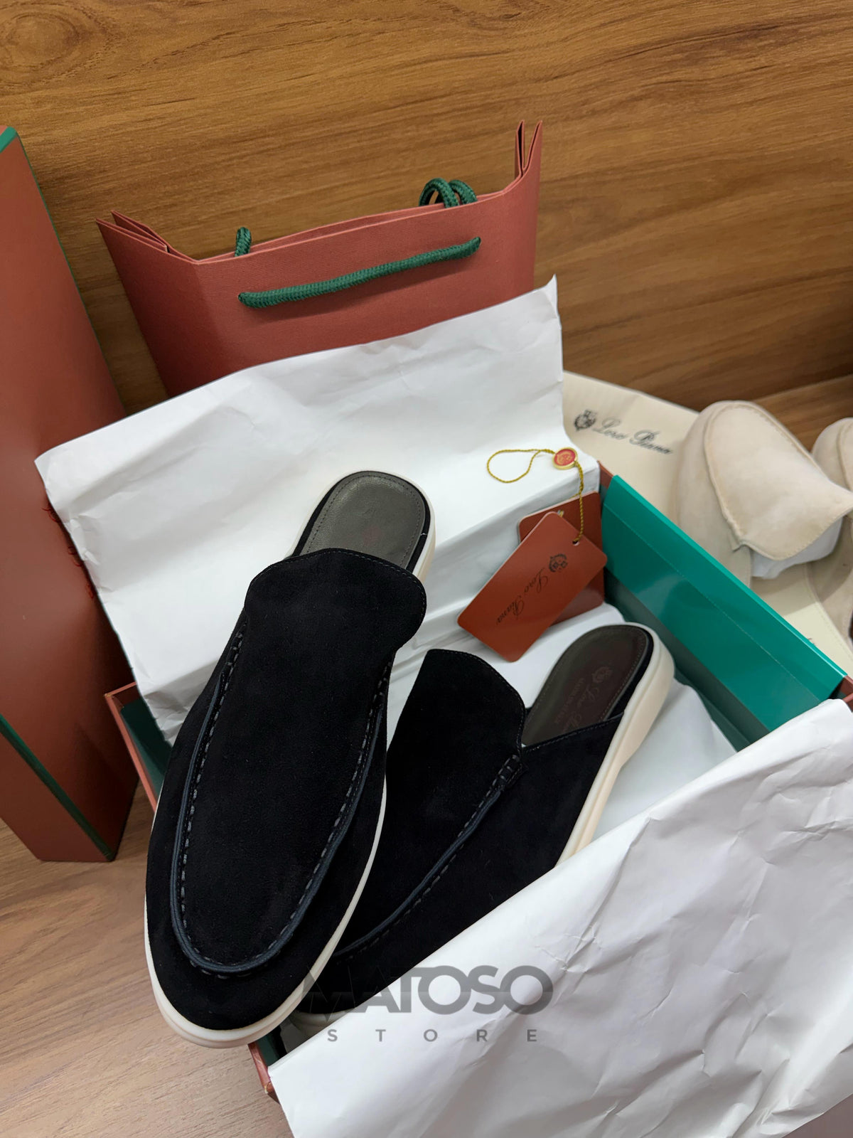 Loafer LP preto 42br pronta entrega
