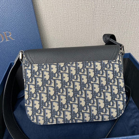 Bag Dior Saddle Messenger Pequena Oblique Padrão 23x18x6CM
