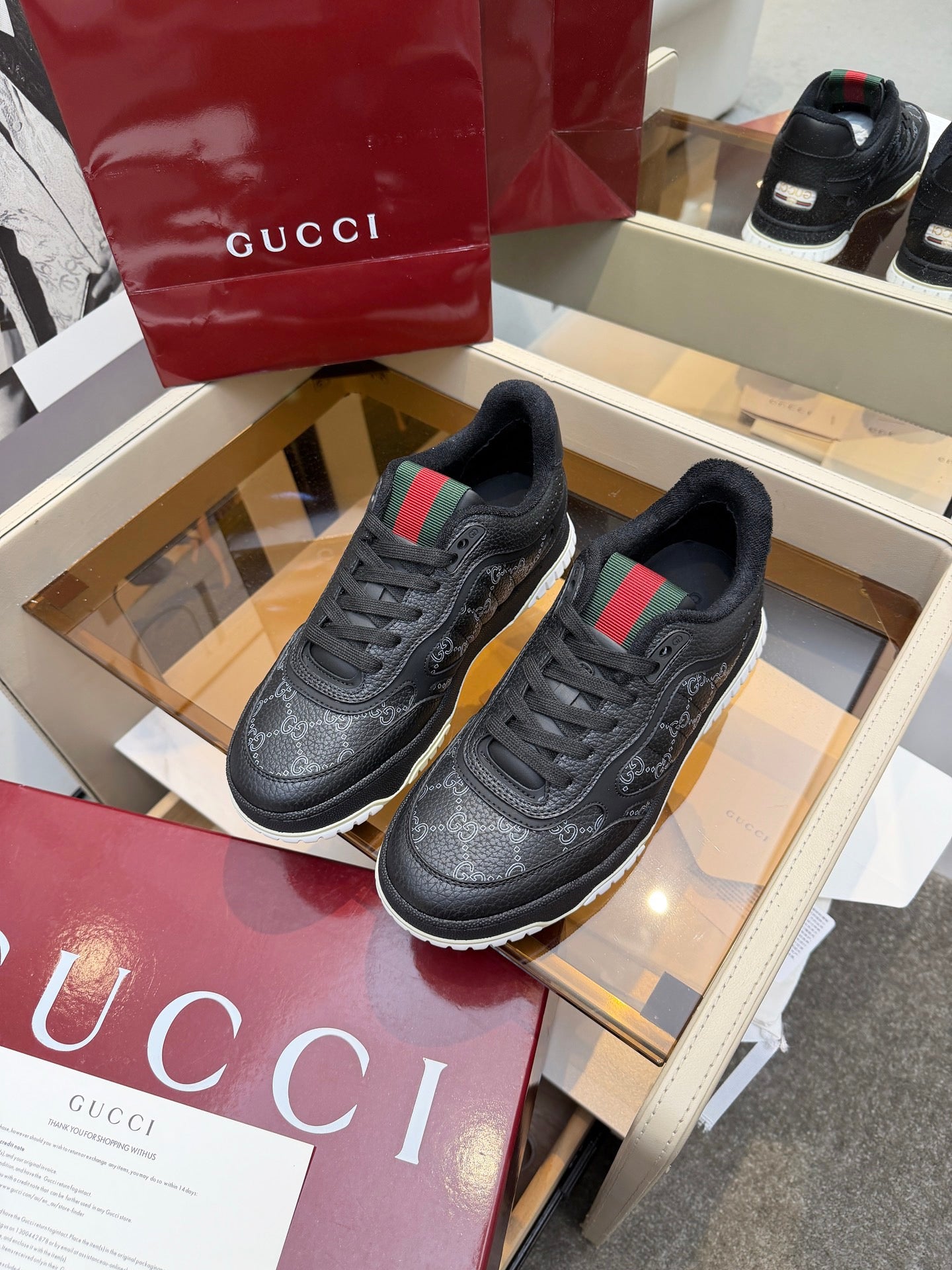Tênis Gucci Re-Web Preto
