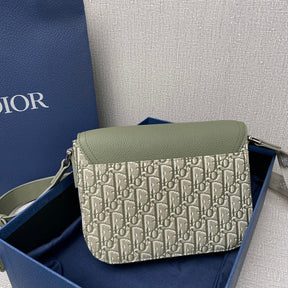 Bag Dior Saddle Messenger Pequena Verde 23x18x6CM