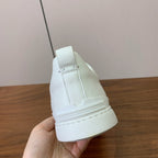 Zegna Triple Stitch Secondskin Couro Branco